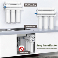 Purificateur d'eau UV 6 étapes pour robinet de cuisine, filtre à ultrafiltration domestique sous évier, sans eaux usées, équipement de traitement de l'eau