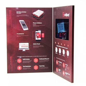 Giảm Giá Mạnh Danh Thiếp Thiệp Mời Tên Phong Bì Cảm Ơn Từ Tính Cho Quà Tặng Doanh Nghiệp Danh Mục Video Chào Mừng Màn Hình <span class=keywords><strong>Lcd</strong></span> - Product Image 2