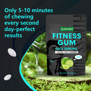 Meilleure Vente Chewing-Gum de Fitness 100% Vegan Sans Sucre Goût Citron pour l'Entraînement de la Mâchoire - Product Image 5