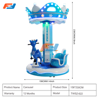 Manège Électrique Rotatif de Petite Taille pour Enfants - Vente en Gros Usine - Utilisation Intérieure/Extérieure pour Centres Commerciaux et Parcs d'Attractions