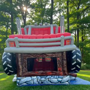 Castillo Inflable, Brincolín Inflable <span class=keywords><strong>Happy</strong></span> <span class=keywords><strong>Hop</strong></span>, Castillo Inflable con Diseño de Camioneta Monstruo, Brincolín Inflable - Product Image 5