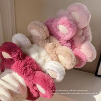 Serre-tête en forme d'ours en peluche pour femmes, style japonais et coréen, accessoires et bandeaux pour cheveux faits à la main