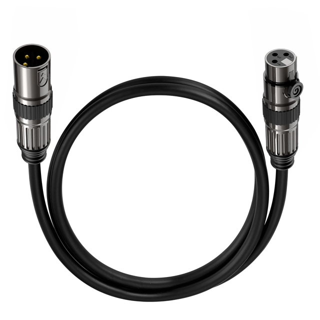 High Quality Three-Core Balanced Capacitive XLR Male-to-Female Microphone Cable Foil Shielding PVC for Mixing Consoles Custom