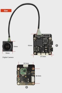 AI-FC V2 FPV Flight Controller with AI Vision Tracking Camera 1080P Built-in DVR Betaflight 4.5 Ready Intelligent FPV UAV FC - Product Image 1