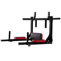 Barra de Pared Multifuncional Retráctil de Acero, Reversible, para Entrenamiento de Flexión y Extensión de Brazos