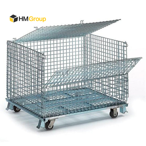 Gabbia Metallica Pieghevole Personalizzata per Trasporto e Stoccaggio con Ruote - Product Image 2