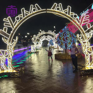 Lumière LED en forme d'arche personnalisée, étanche IP65, pour décorations de Noël et de mariage intérieures et extérieures - Product Image 6