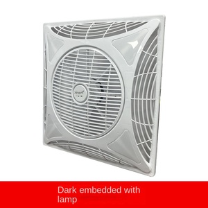 Nhà Máy Bán Buôn AC Tích Hợp Văn Phòng Quạt Trần Chiếu Sáng Điều Khiển Từ Xa Vật Liệu Nhựa Class A +++ Hiệu Quả Năng Lượng Yên Tĩnh - Product Image 3