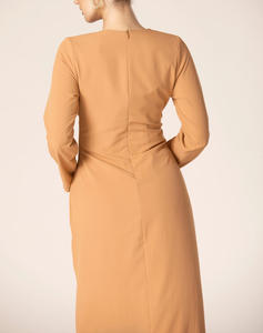 High Quality Wrap and Tie Abaya Women Muslim Dress <strong>Clothing</strong> <strong>Manufacturers</strong> Floor-Length Shiny Satin Abaya Kimono Muslim Dress - Product Image 5