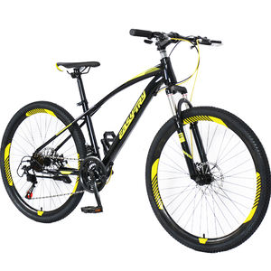 성인용 26 인치 21 단 MTB 산악 자전거 남성용 Bicicicletas Aro 29 자전거 (스틸 포크 및 디스크 브레이크 포함) - Product Image 1
