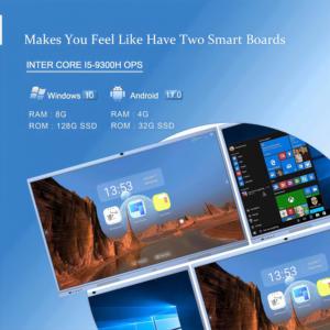 Gemdragon 65/75/85/98/110 inch LCD hiển thị bảng thông minh giá kỹ thuật số bảng trắng thiết bị giáo dục tương tác bảng trắng - Product Image 5