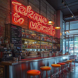 Irrompible 100%, letrero de neón personalizado, tubo de luz LED para oficina y <span class=keywords><strong>Pub</strong></span>, Bar, decoración de pared para hospitales, diseñado para iluminación - Product Image 6