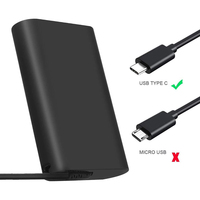 Adaptateur secteur portable mince de qualité originale 65W 20V 3.25A TYPE C pour ordinateur portable DELL, chargeur de batterie pour pièces d'ordinateur portable
