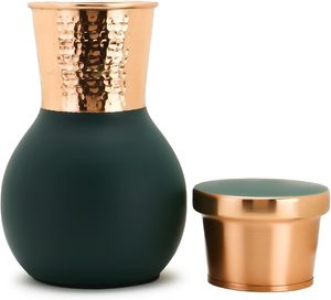Bouteille d'eau en cuivre pur de qualité supérieure pour les voyages, le bureau, la salle de sport, l'école et les activités de plein air, disponible à un prix abordable - Product Image 4