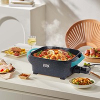 WINNING STAR ST-9802 Nouvelle Arrivée Poêle de Cuisson Chaude Cuisson Électrique Multifonction 1600W Poêles Électriques Antiadhésives