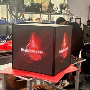 Tùy chỉnh đầy màu sắc xe máy giao hàng thực phẩm Hộp <span class=keywords><strong>LED</strong></span> màn hình cuộn cho quảng cáo hiển thị không thấm nước với màn hình <span class=keywords><strong>LED</strong></span> cho logo - Product Image 5