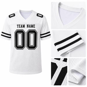 Maillot de football américain personnalisé pour hommes, adultes et jeunes – Chemises décontractées de football américain pour fans et équipes – Uniformes pour clubs, marques et détaillants - Product Image 3