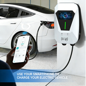 Chargeur mural AC pour véhicule <span class=keywords><strong>électrique</strong></span> Cenwell 7 kW 32 A Type 2, station <span class=keywords><strong>de</strong></span> <span class=keywords><strong>recharge</strong></span> pour <span class=keywords><strong>voiture</strong></span> <span class=keywords><strong>électrique</strong></span> 22 kW avec <span class=keywords><strong>carte</strong></span> RFID, OCPP, Bluetooth + Wi-Fi - Product Image 1