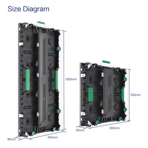 4K 8K Indoor Video Wall UHD LED P2 P3 Screen Panel Full Color Screen Complete System P4 5 6 Mm Led Video Wall Led Display Screen