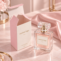 Boîte pliable pour parfum, impression personnalisée UV, flacon de parfum vide, emballage cadeau avec insert personnalisé