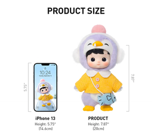 Popmart Original HACIPUPU pingouin 1/8 figurine Hacipupu Stitch 1/8 figurine jouets pour l'<span class=keywords><strong>ameublement</strong></span> de la maison - Product Image 2