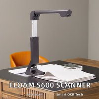 Eloam S600 Escáner Automático de Documentos y Tarjetas de Visita con USB de Alta Velocidad, Escáner de Libros A3/A4 para Uso EN LA Oficina