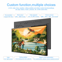 Pantalla Publicitaria Digital LED LCD de 32 Pulgadas, Kiosco con Pantalla Táctil Android IP65, Señalización Digital para Montaje en Pared, Tienda Minorista