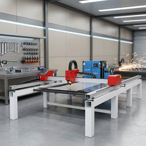 เครื่องตัดไฟเบอร์เลเซอร์อุตสาหกรรม พร้อมระบบ CNC Fangling 5210H หัวโฟกัสอัตโนมัติ OSPRI ระบบเซอร์โว Leadshine สำหรับงานระดับมืออาชีพที่มีความแม่นยำสูง - Product Image 1