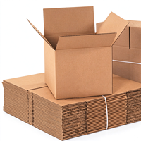 Boîte en carton ondulé brun 5 plis, taille personnalisée, durable, pour expédition et déménagement, fabriquée avec des matériaux recyclés et pelliculage mat – Approvisionnement direct usine