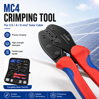 Kit d'outils solaires photovoltaïques professionnels, pinces à sertir, dénudeurs de câbles, outils d'assemblage de connecteurs pour système de panneaux solaires