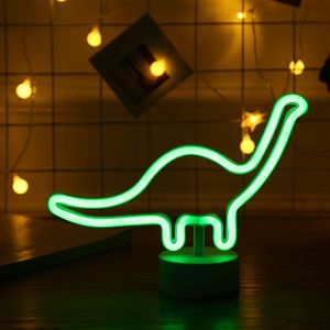 Động Vật Flamingo Unicorn Dứa Cây Cọ Thư Trang Trí Đèn Tùy Chỉnh <span class=keywords><strong>LED</strong></span> Night Light Pin Vòng Cơ Sở Đèn Neon - Product Image 5