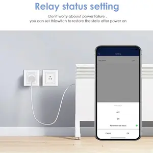 Adaptor colokan cerdas WiFi EU baru kontrol suara jarak jauh nirkabel 16A 220V soket pengatur waktu Monitor daya Zigbee kompatibel dengan Google Home