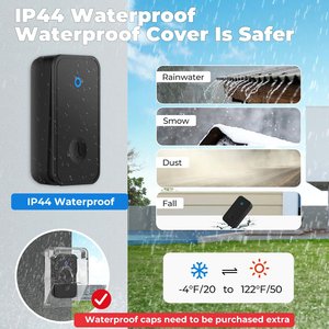 Sonnette de porte sans fil auto-alimentée, étanche, sans batterie, avec sonnette et récepteur intelligent à 1 ou 2 boutons, prise EU/UK/US, F946 - Product Image 4