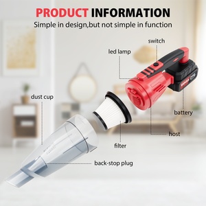 <b>Handheld</b> <b>Vacuum</b> Cordless 2000Pa Powerful Car <b>Vacuum</b> Cleaner Rechargeable Portable Vacuun Mini <b>Vacuum</b> for Car Home Pet Cleaning - Product Image 6