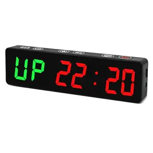 Vendite calde Timer digitale con conto alla rovescia magnetico da 1 pollice Mini orologio a intervalli Timer da palestra portatile