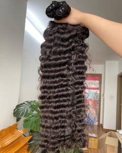 Capelli naturali neri ondulati colore trama 100% capelli umani grezzi vietnamiti non groviglio nessun spargimento all'ingrosso - Product Image 2
