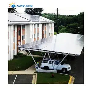 Водонепроницаемая фотогальваническая конструкция Selber Bauen солнечная система навес для автомобиля Pergola Tka