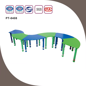 Wholesale <b>Adjustable</b> Modern Design Adult Student School Desk and Chair With PP Plastic PT-300R School Chair Classroom <b>Table</b> Desk - Product Image 6