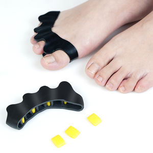 Échantillons gratuits SEBS Séparateur d'orteils réglable à 5 pour soulager les oignons <span class=keywords><strong>Hallux</strong></span> <span class=keywords><strong>Valgus</strong></span> <span class=keywords><strong>Correcteur</strong></span> d'orteils Tampon d'espacement <span class=keywords><strong>Correcteur</strong></span> d'orteils - Product Image 1