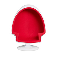 Salon classique loisirs meubles de maison en fibre de verre West Mod aviator stéréo Alpha Mod Pod fauteuil de relaxation avec haut-parleur