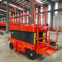 Plataforma Elevadora de Tijera Eléctrica Hidráulica Autopropulsada de 20 pies, 30 pies, 40 pies, Modelo 7M, Capacidad de 300 kg, con Certificación CE