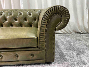 Nuevo Sofá Chesterfield de Diseño Moderno y Lujoso, Juego de Muebles para Sala de Estar, Sofá de Cuero de 3 Plazas - Product Image 5
