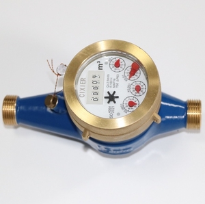 Vật liệu đồng thau quay cánh bánh xe 15E ~ 50e R160 lớp C Khô Loại đa máy bay phản lực đồng hồ nước IP68 bảo vệ OEM tùy chỉnh - Product Image 6