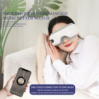 Productos de Tendencia 2026, Nuevo Masajeador de Ojos con Compresión de Calor/Frío, Cuero PU, USB Tipo-C