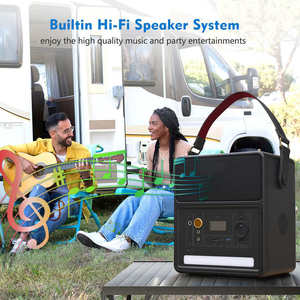 Fuente de Energía Portátil de 800W, Altavoz para Karaoke, Micrófono, Batería, Generador Solar para Camping, Estación de Energía Portátil - Product Image 6