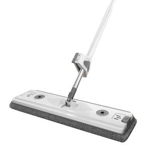 Mopa Plana Rectangular Jiayu de Microfibra con Cabezal Desmontable de Gancho y Bucle para Limpieza del Hogar - Product Image 1