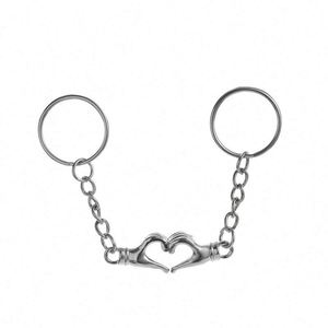 พวงกุญแจคู่รักโลหะผสมสังกะสีรูปหัวใจแบบแม่เหล็กดูดติดกัน สำหรับวันวาเลนไทน์ สินค้านำเข้าจากต่างประเทศ - Product Image 6