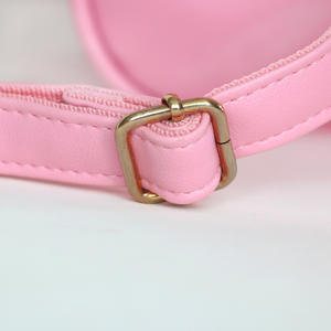 Diseño personalizado Candy PU Leather <span class=keywords><strong>Love</strong></span> Heart Shape ventana transparente Ita Bag Mochila - Product Image 5