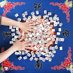 Fichas de Mahjong Americanas Blancas Estándar, 160 Fichas de Mahjong de Melamina, Fichas de Mahjong para Fiestas Familiares - Product Image 6