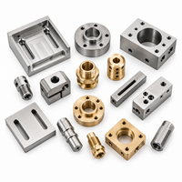 Pièces usinées CNC sur mesure en acier inoxydable, aluminium, laiton, cuivre, supports de serrage en U, blocs de fixation pour perçage, service OEM ODM